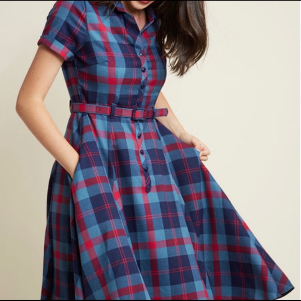 Collectif cherished era vintage pinup dress XL